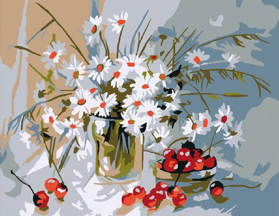 

Картина по номерам Molly Букет ромашек, 15x20, Букет ромашек