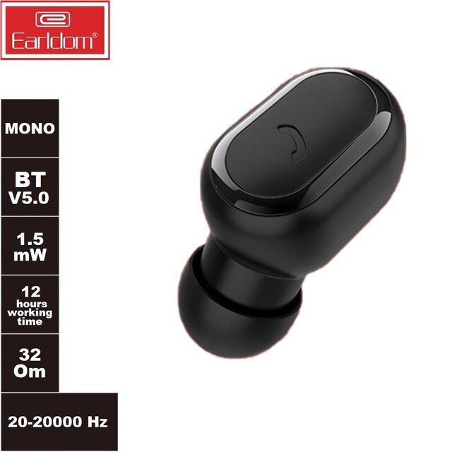 

Беспроводные наушники Earldom ET-BH25 BT 5.0 Black
