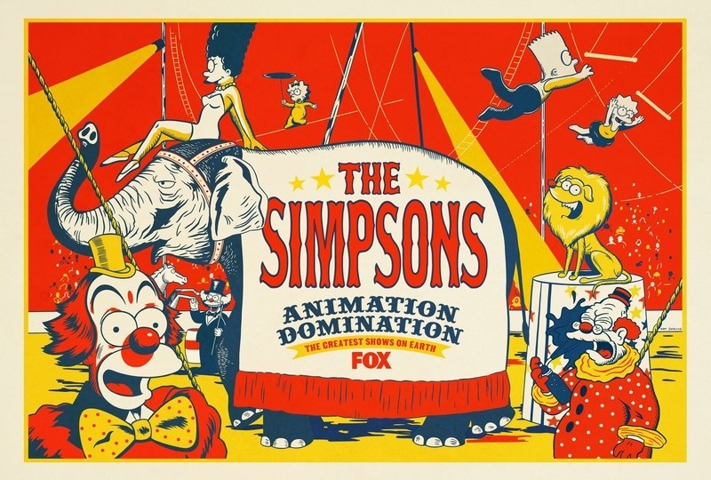 

Постер к мультфильму "Симпсоны" (The Simpsons) A4