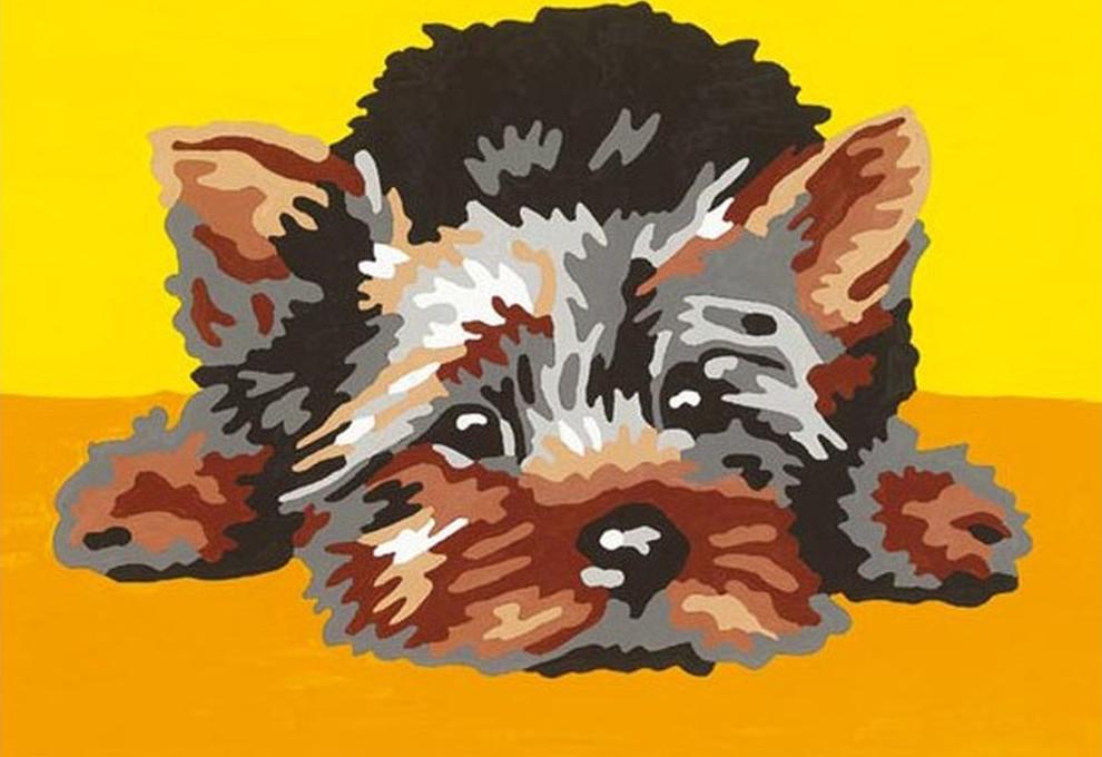 

Картина по номерам Molly Лохматый щенок, 20x30, Лохматый щенок