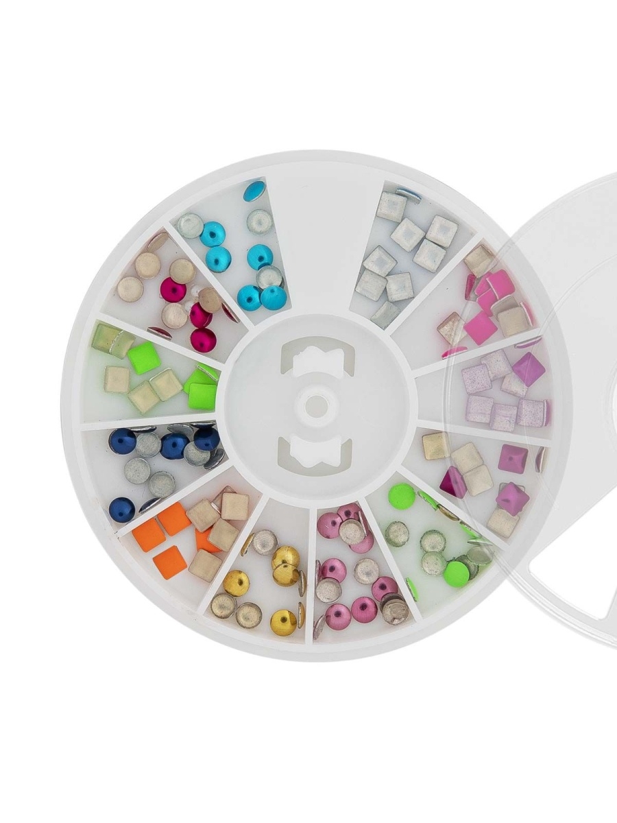 Набор металлического декора для ногтей Nail Art №7 арочные многоразовые формы для моделирования ногтей global fashion 120 шт