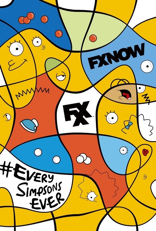 

Постер к мультфильму "Симпсоны" (The Simpsons) A4