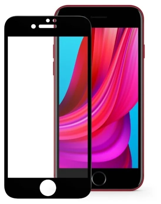 

Защитное стекло 3D для Apple iPhone SE 2020 с защитой динамика от пыли (4.7") Black