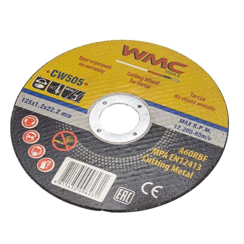 фото Круг отрезной абразивный болгарочный wmc-cw505-100 wmc tools