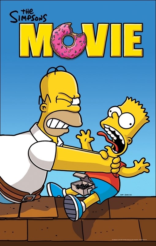 

Постер к мультфильму "Симпсоны в кино" (The Simpsons Movie) A4
