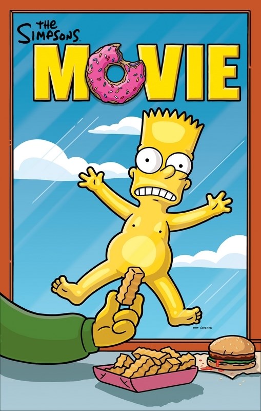 

Постер к мультфильму "Симпсоны в кино" (The Simpsons Movie) Оригинальный 35,6x55,9 см