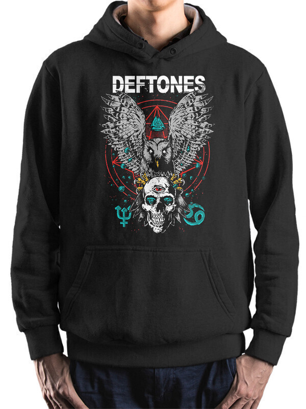 

Худи мужское Dream Shirts Deftones черное 56 RU, Deftones