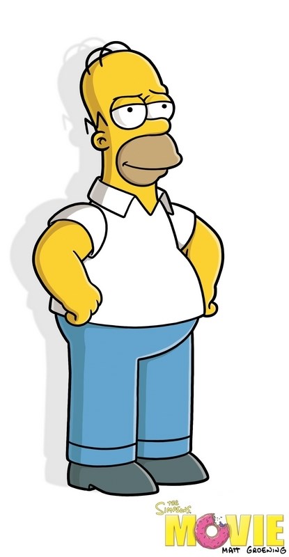 

Постер к мультфильму "Симпсоны в кино" (The Simpsons Movie) Оригинальный 38,1x76,2 см