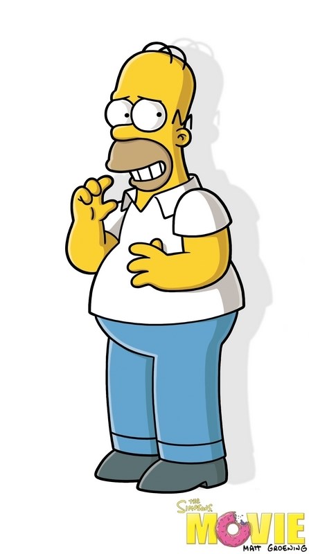 

Постер к мультфильму "Симпсоны в кино" (The Simpsons Movie) A4