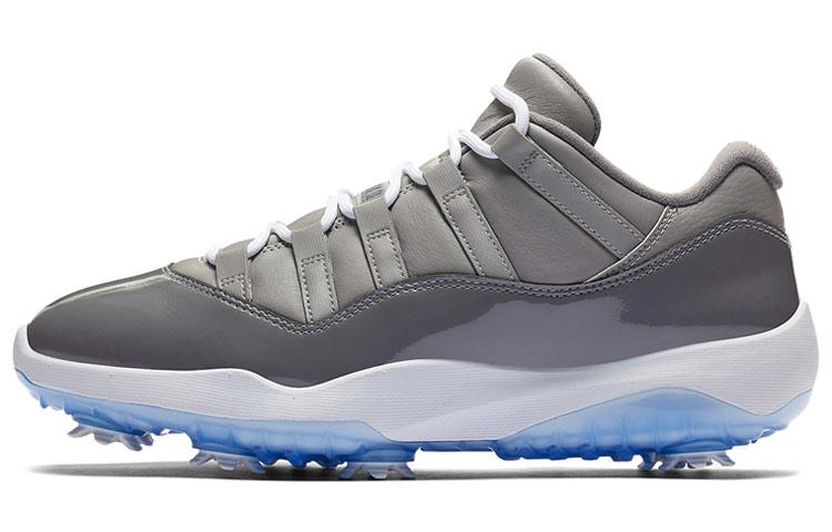 

Кроссовки унисекс Jordan Air Jordan 11 Low Golf серые 40 EU, Серый, Air Jordan 11 Low Golf