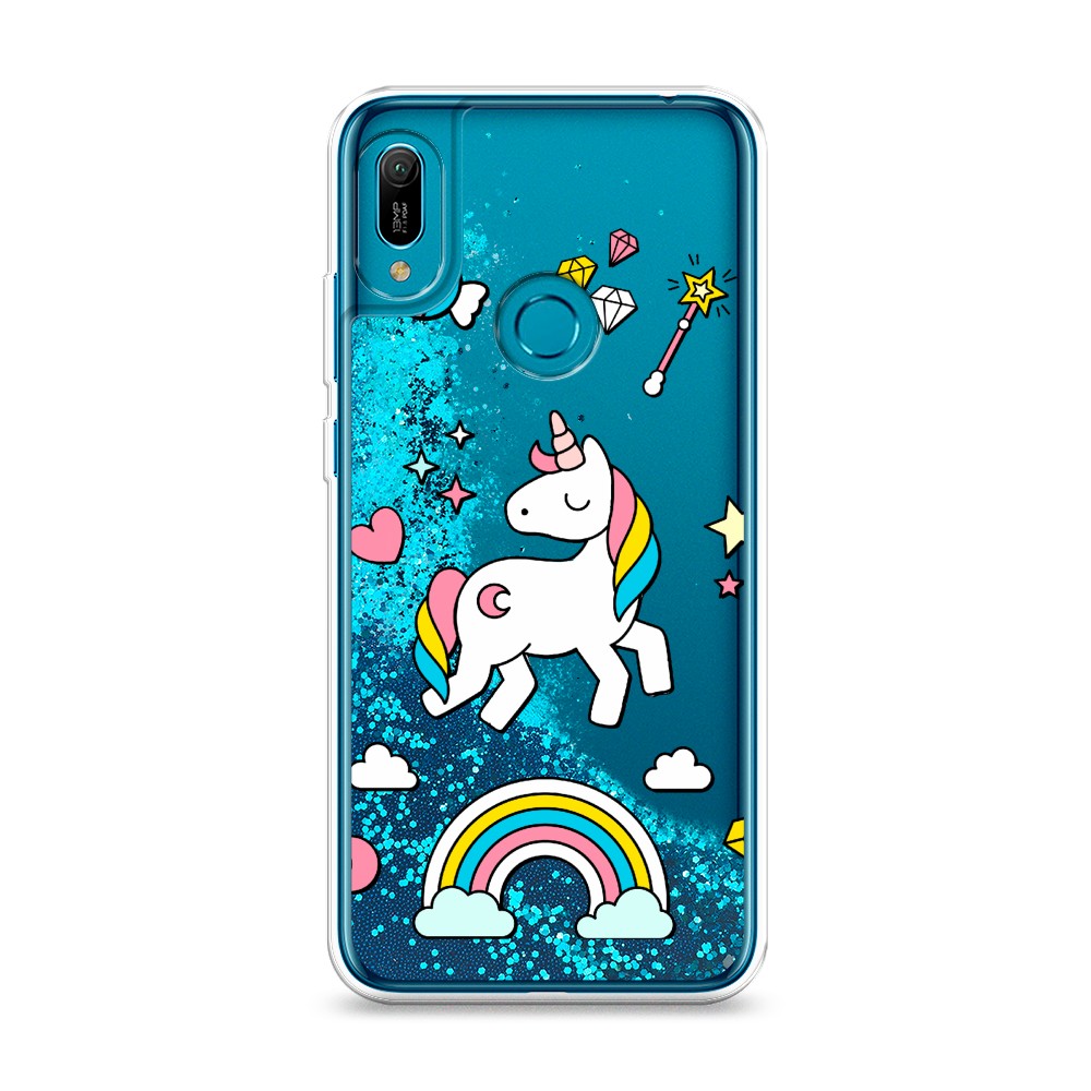 

Чехол Awog на Huawei Y6 2019/Honor 8a/8a Pro/Y6s "Принцесса единорог", Разноцветный, 68693-1