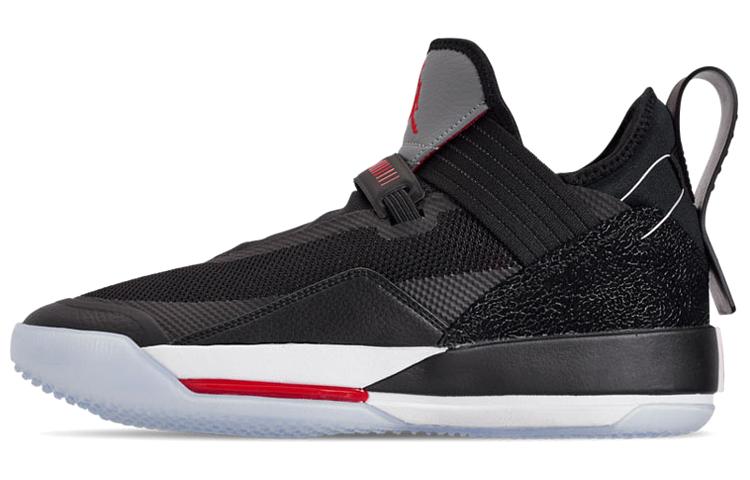 

Кроссовки унисекс Jordan Air Jordan 33 SE Black Cement серые 45.5 EU, Серый, Air Jordan 33 SE Black Cement