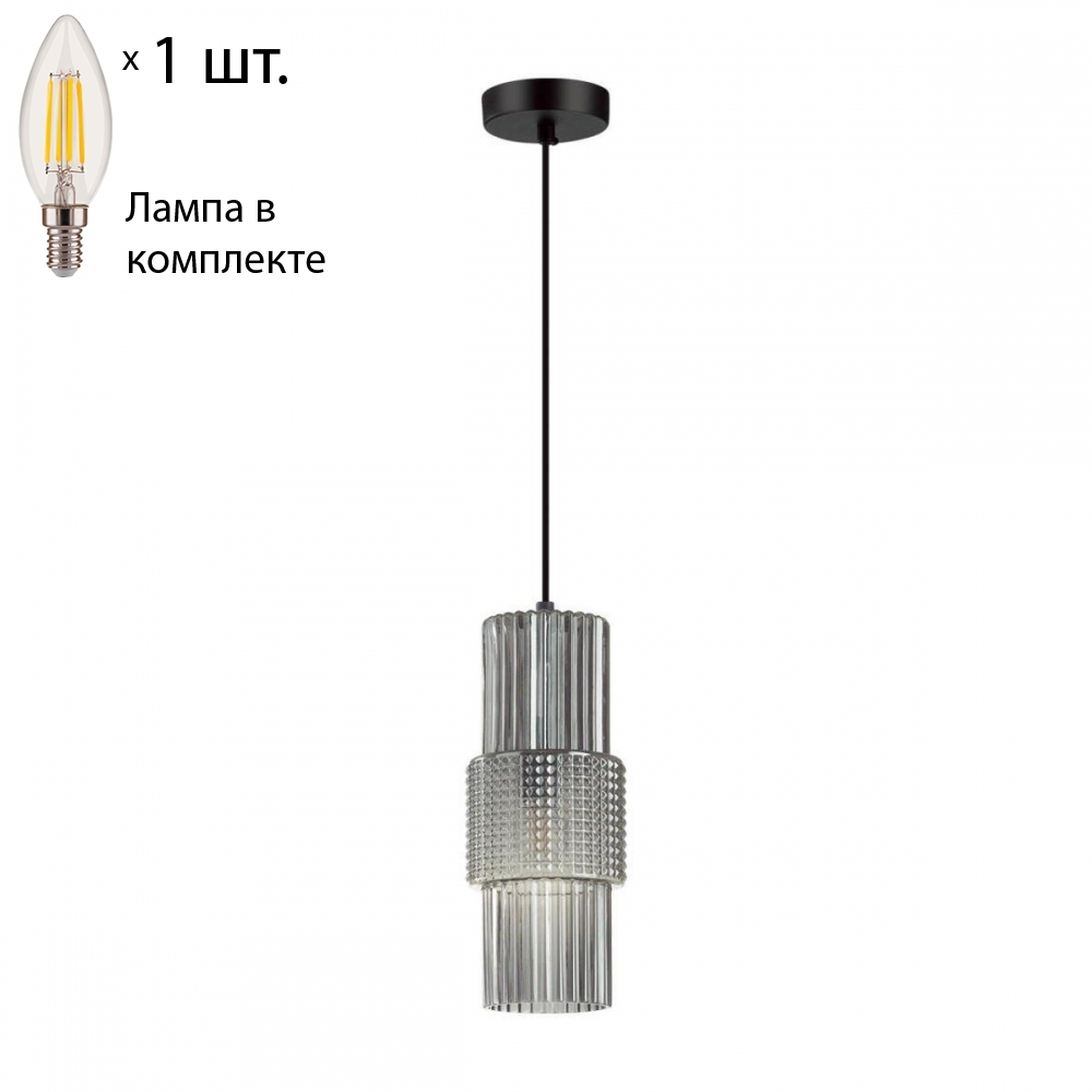 

Подвесной светильник Odeon Pimpa с лампочкой 5016/1+Lamps E14 Свеча