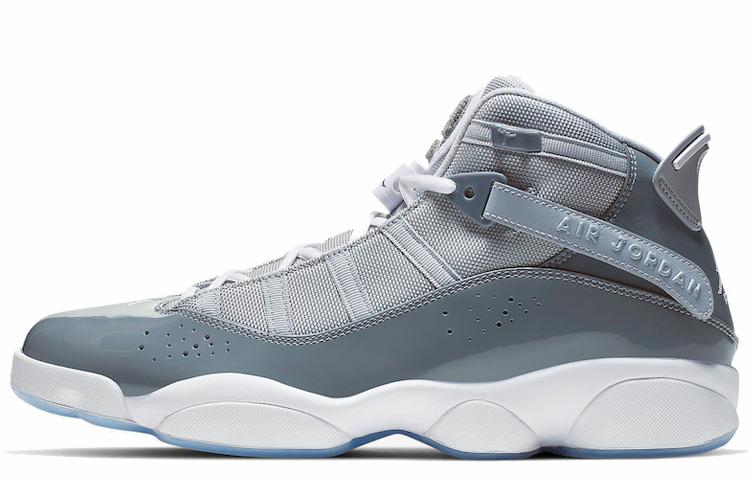 

Кроссовки унисекс Jordan AIR Jordan 6 Rings серые 44.5 EU, Серый, AIR Jordan 6 Rings