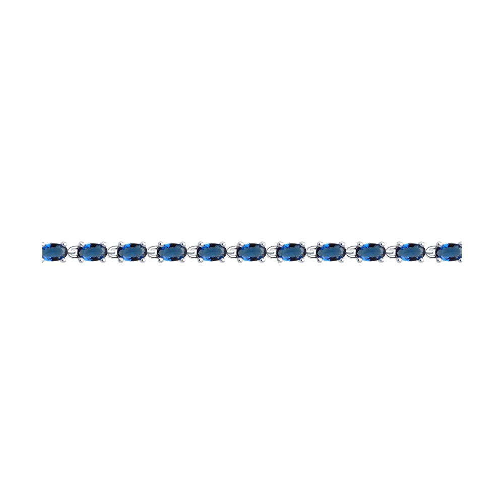 

Браслет из серебра р.  SOKOLOV 94051135-91, фианит, 94051135-91