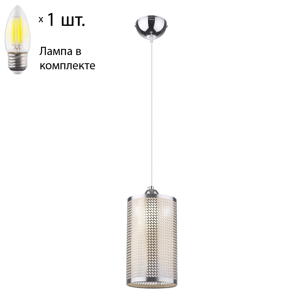 

Подвесной светильник с лампочкой Velante 227-106-01+Lamps E27 Свеча