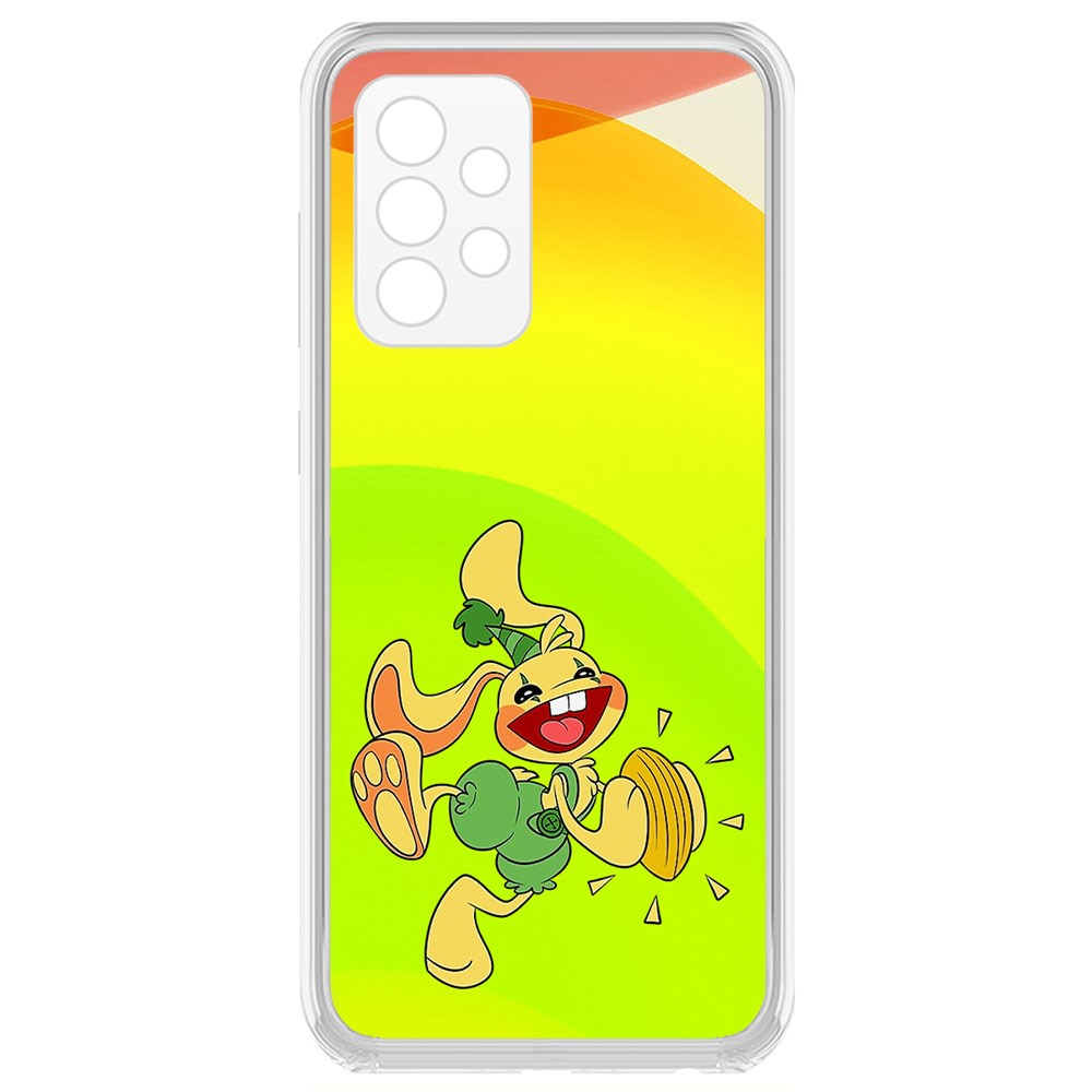 фото Чехол-накладка krutoff clear case хаги ваги - крольчонок бонзо для samsung galaxy a72
