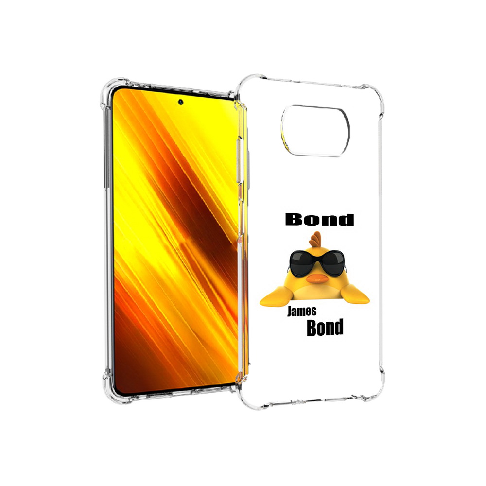 

Чехол MyPads Tocco для Xiaomi Poco X3 бонд (PT154881.262.246), Прозрачный, Tocco