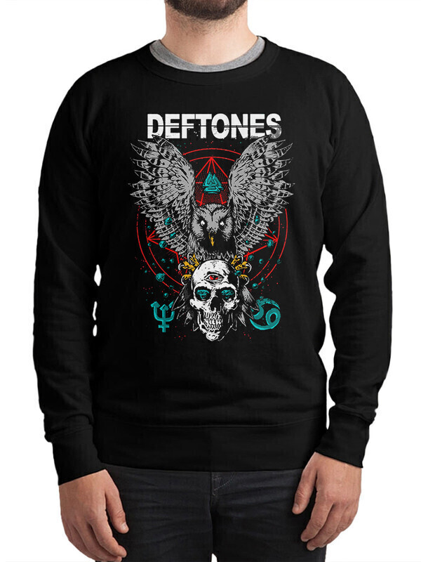 

Свитшот мужской Dream Shirts Deftones черный 46 RU, Deftones