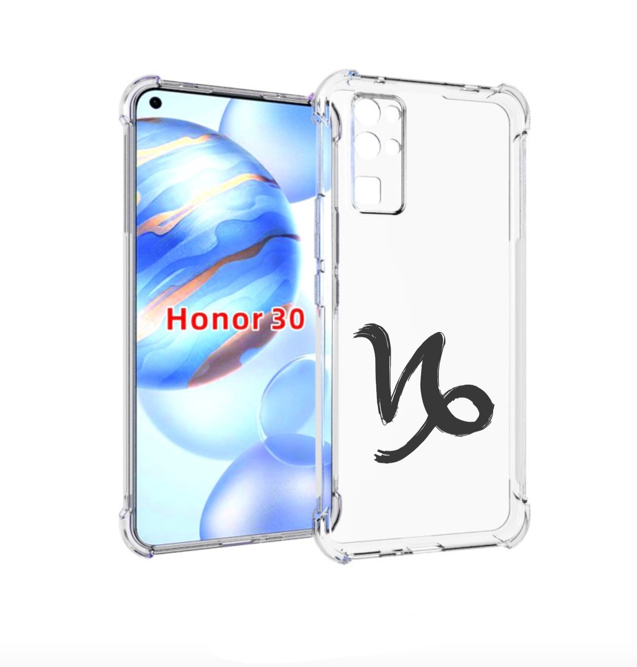 Чехол бампер MyPads знак-зодиака-козерог-8 для Honor 30 (BMH-AN1