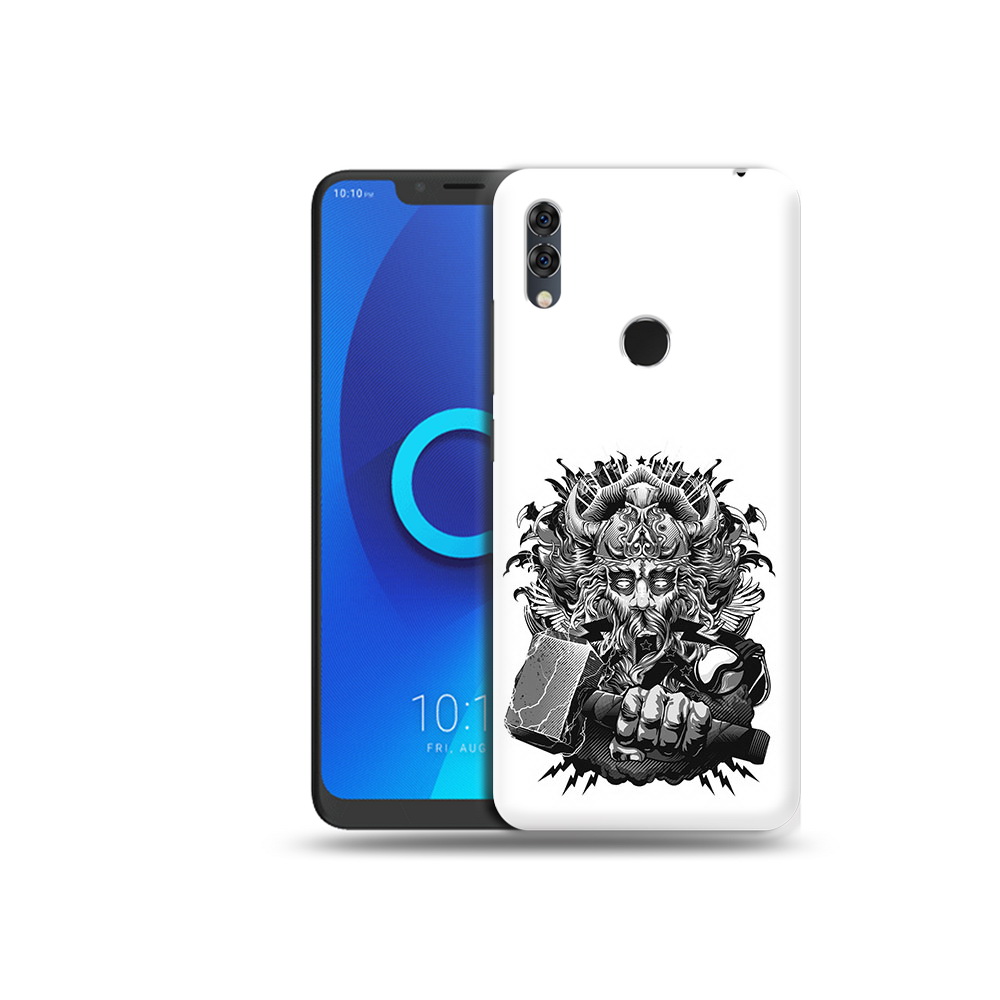 

Чехол MyPads Tocco для Alcatel 5V злой тор, Прозрачный, Tocco