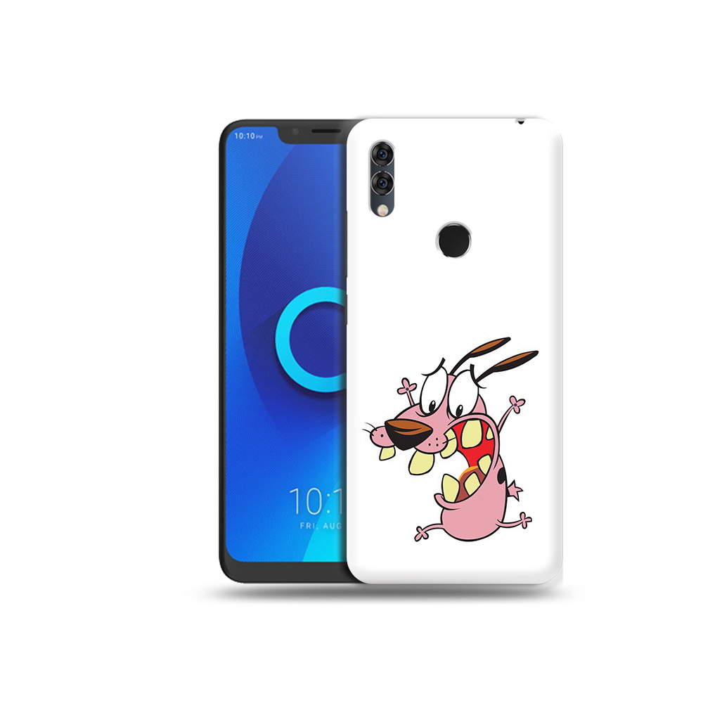 

Чехол MyPads Tocco для Alcatel 5V зубастый бобик, Прозрачный, Tocco