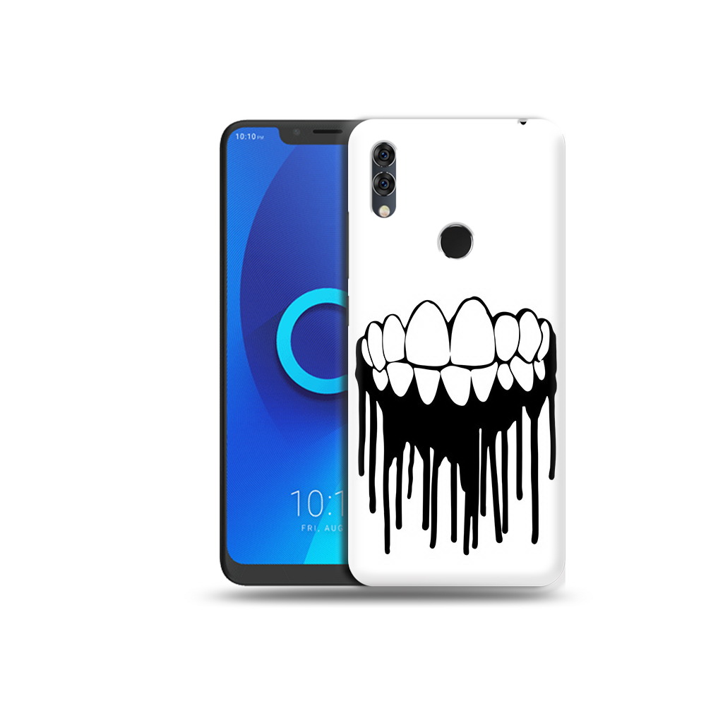

Чехол MyPads Tocco для Alcatel 5V зубы, Прозрачный, Tocco
