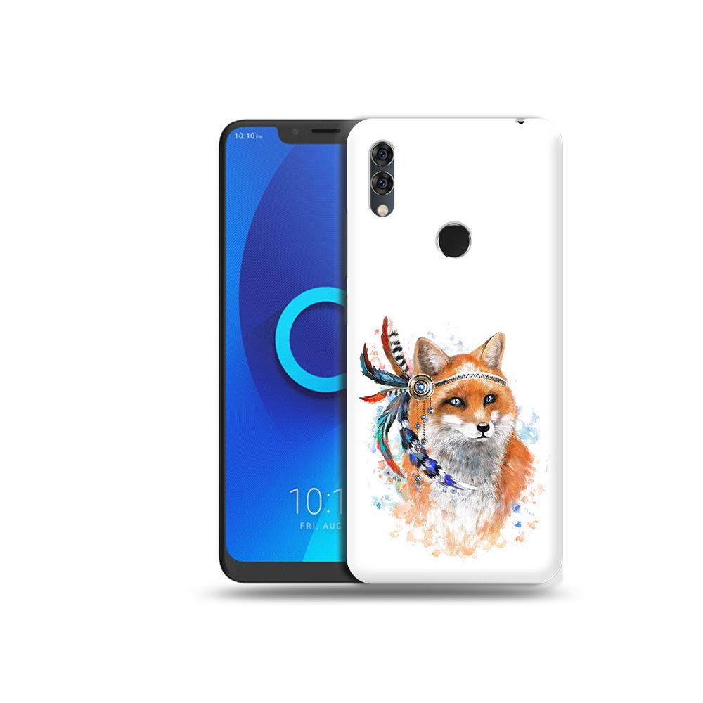 

Чехол MyPads Tocco для Alcatel 5V инду лиса, Прозрачный, Tocco