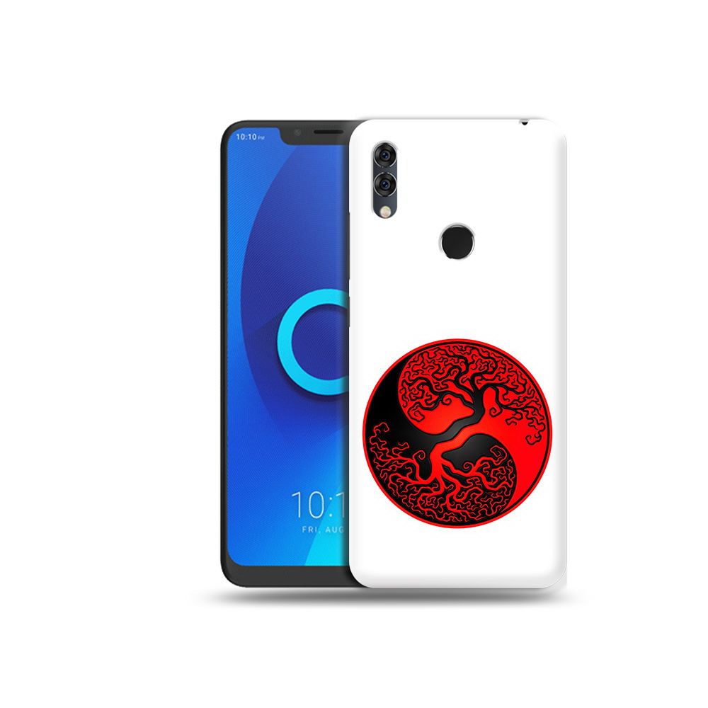 

Чехол MyPads Tocco для Alcatel 5V инь янь дерево, Прозрачный, Tocco