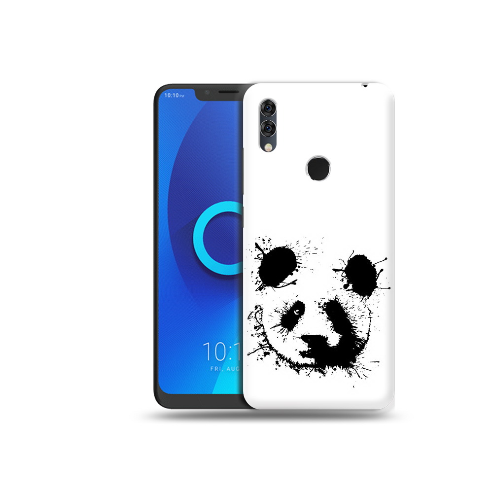 

Чехол MyPads Tocco для Alcatel 5V клякса-панда, Прозрачный, Tocco