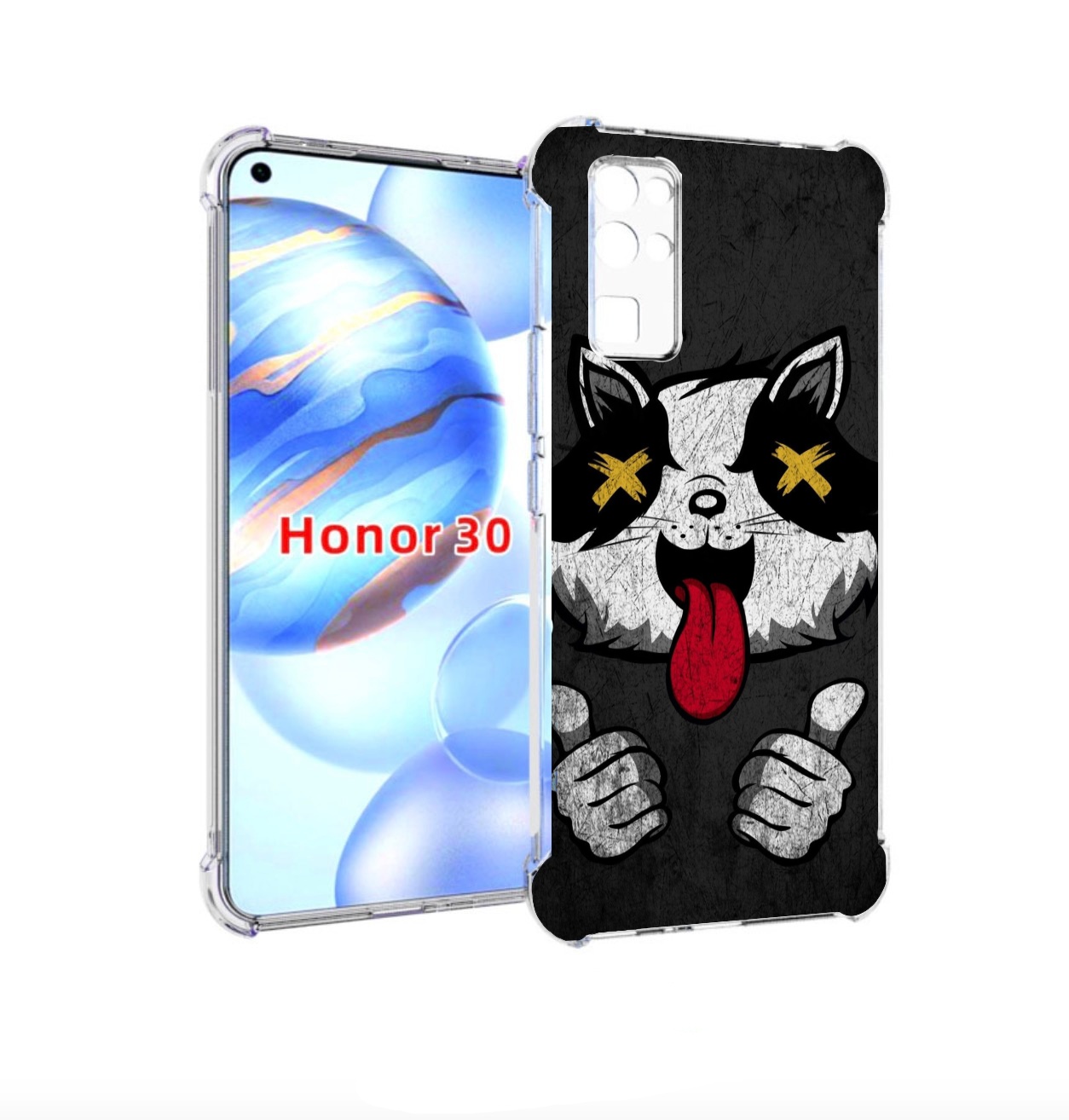 

Чехол бампер MyPads классный зверек для Honor 30 (BMH-AN10) прот, Прозрачный, Tocco