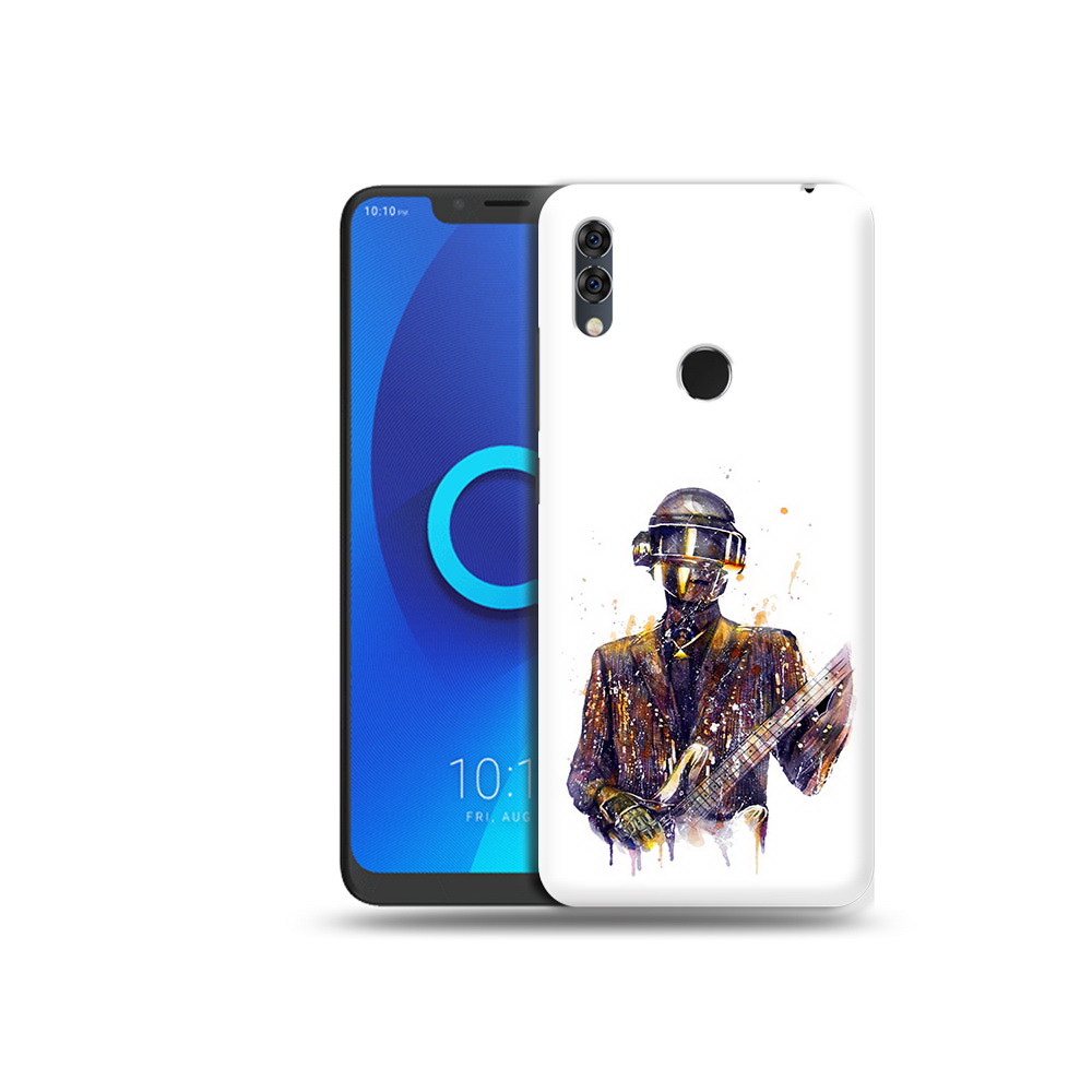 

Чехол MyPads Tocco для Alcatel 5V космо-гитарист, Прозрачный, Tocco