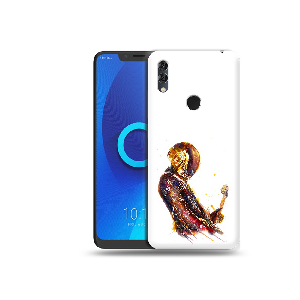 

Чехол MyPads Tocco для Alcatel 5V космо-музыкант, Прозрачный, Tocco