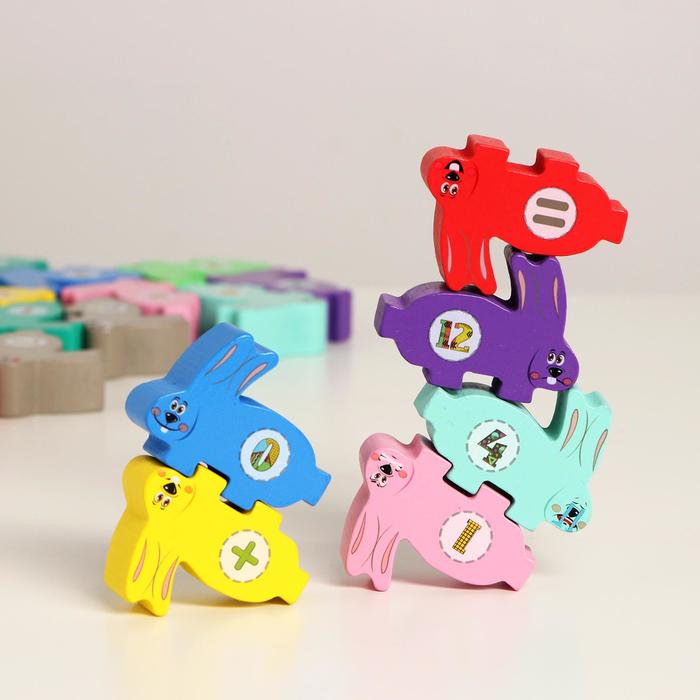 

Развивающая игра балансир «Зайчики» 20,5х17,5х3,5 см