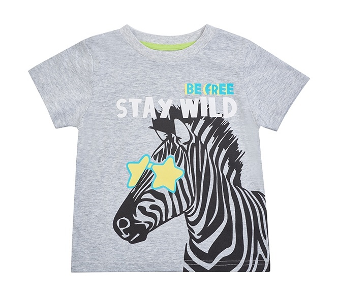

Футболка детская Kari Kids SS24C62601024, светло-серый, 116, 229039