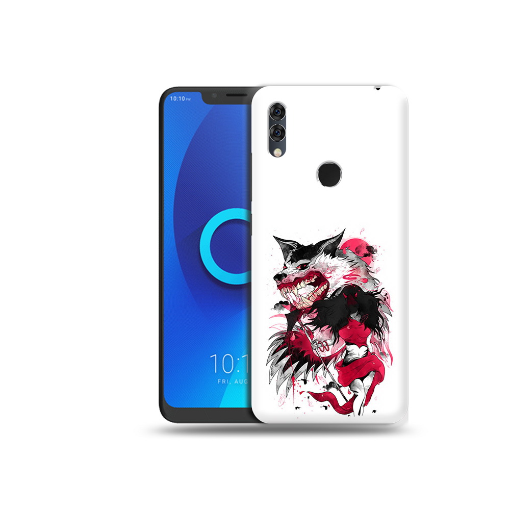 

Чехол MyPads Tocco для Alcatel 5V красная шапочка, Прозрачный, Tocco