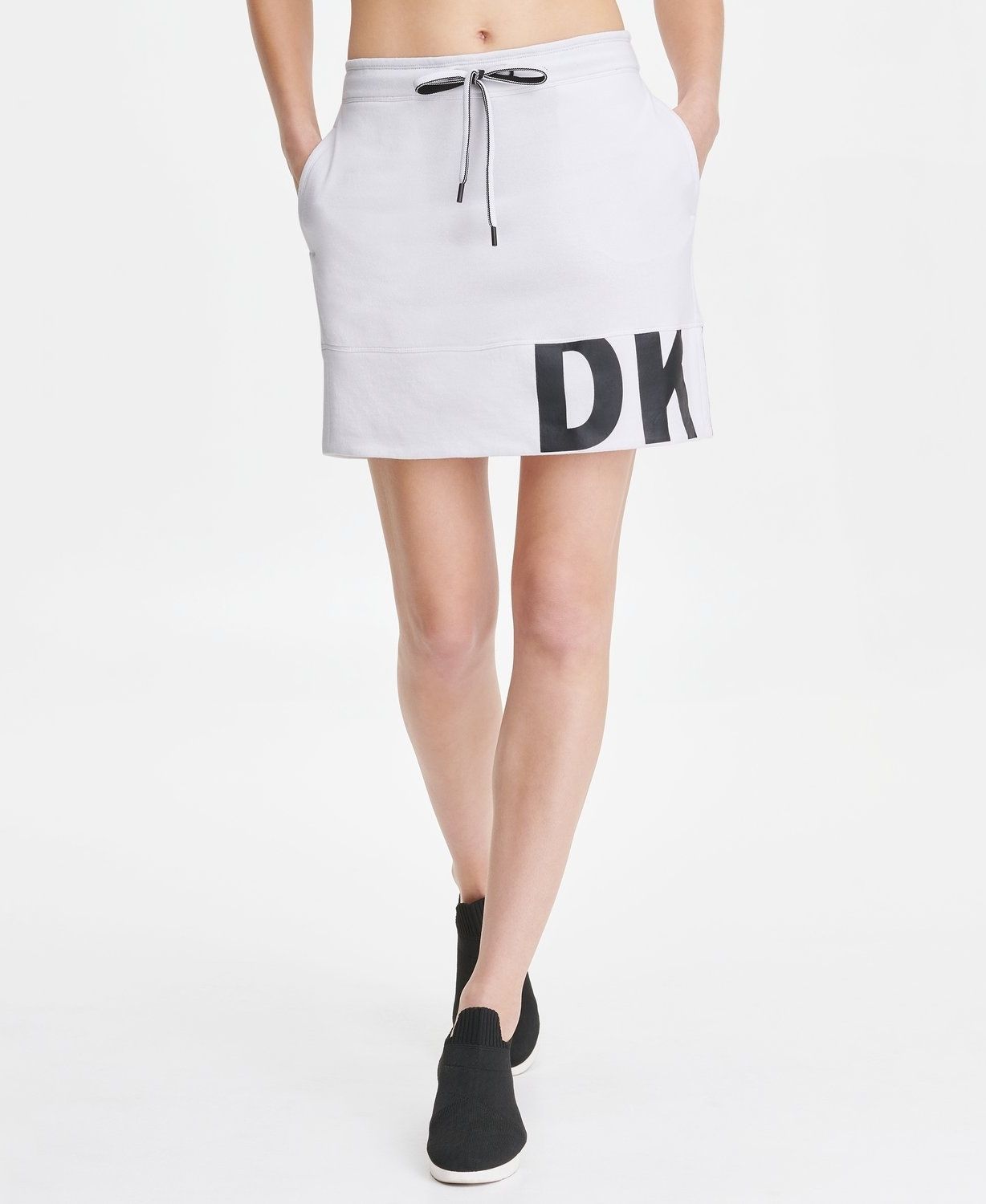 фото Юбка женская dkny dp0s4665 белая xs