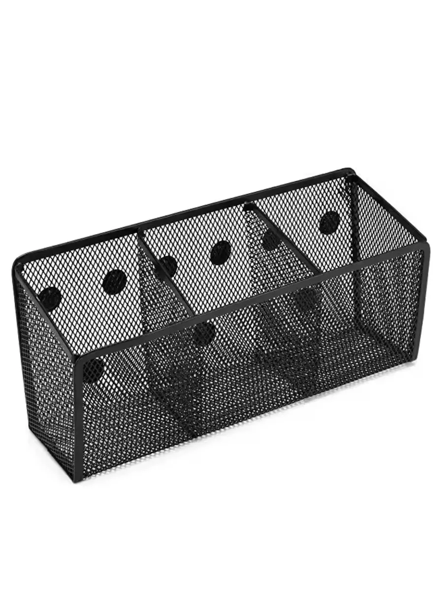 Органайзер для рабочего стола CANBI 3 отделения металлический карандашница на магнитах