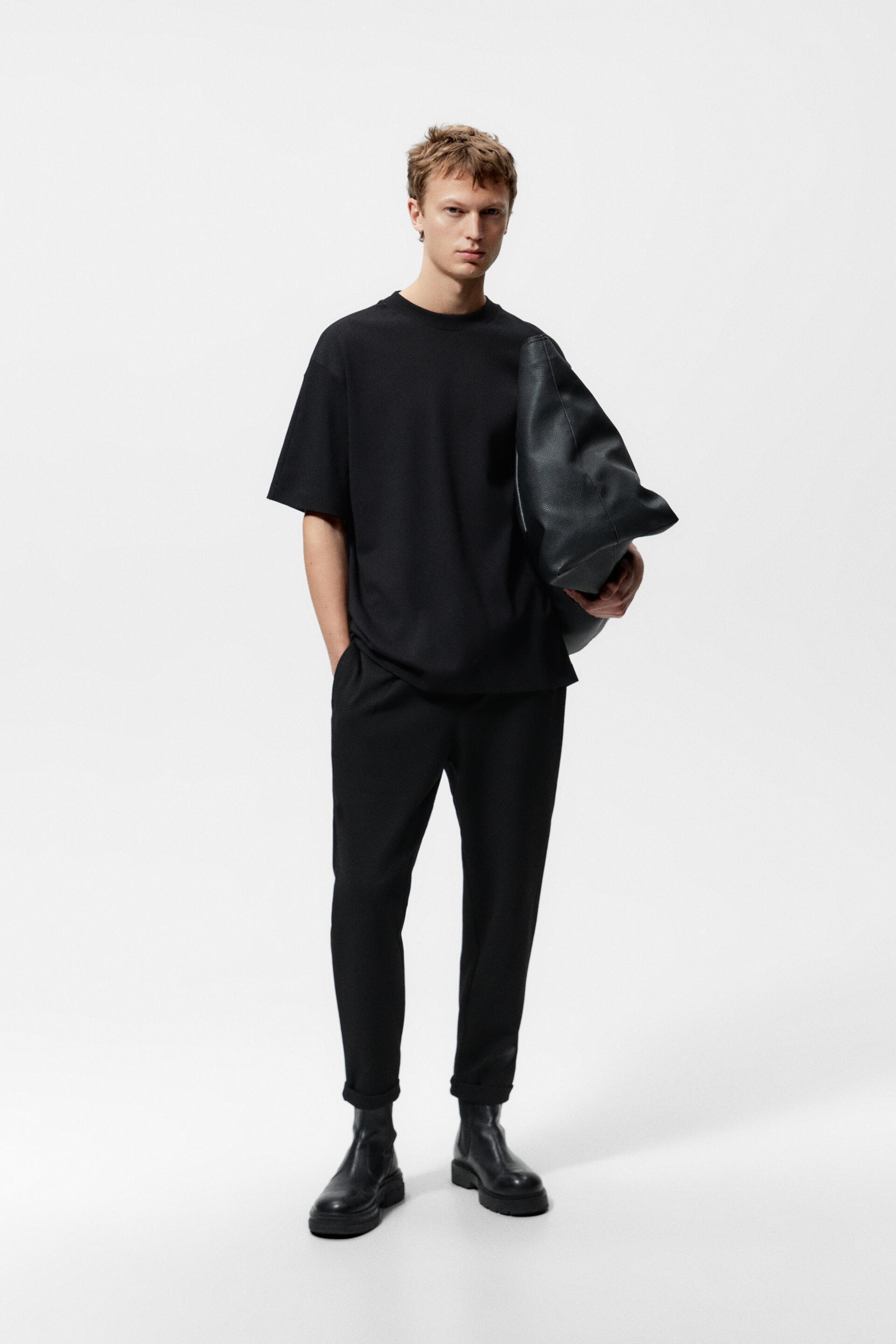

Брюки мужские ZARA 003475408 черные L, Черный, 003475408