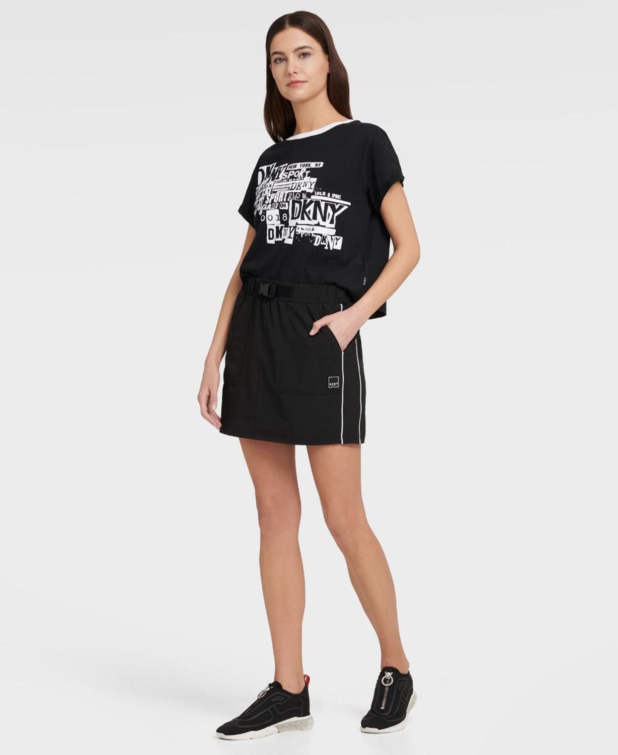 

Юбка женская DKNY DP0S4666 черная M, DP0S4666