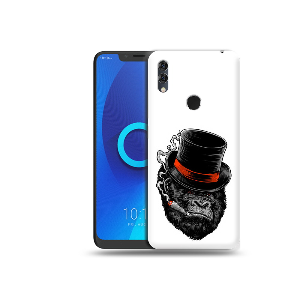 

Чехол MyPads Tocco для Alcatel 5V дизайнерская горилла, Прозрачный, Tocco