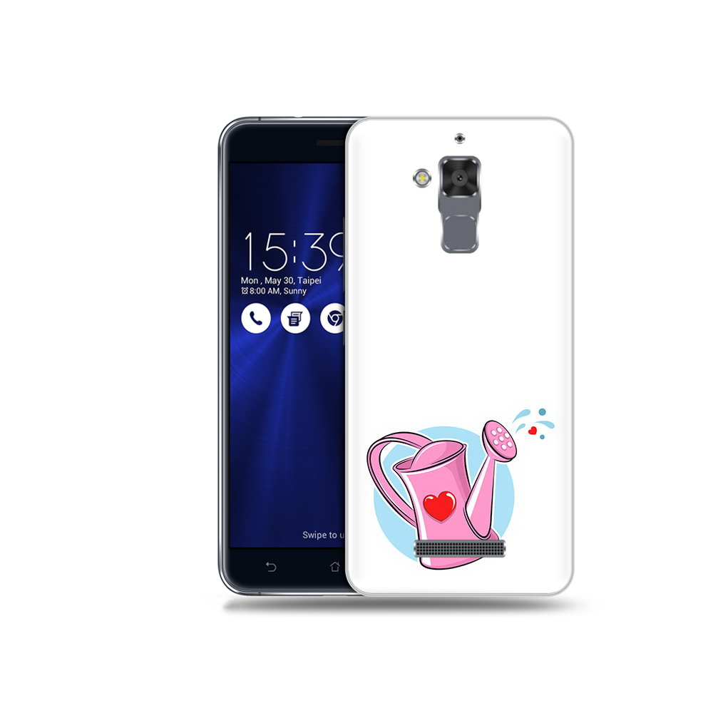 

Чехол MyPads Tocco для Asus ZenFone 3 Max (ZC520TL) Лейка любви 14 февраля, Прозрачный, Tocco