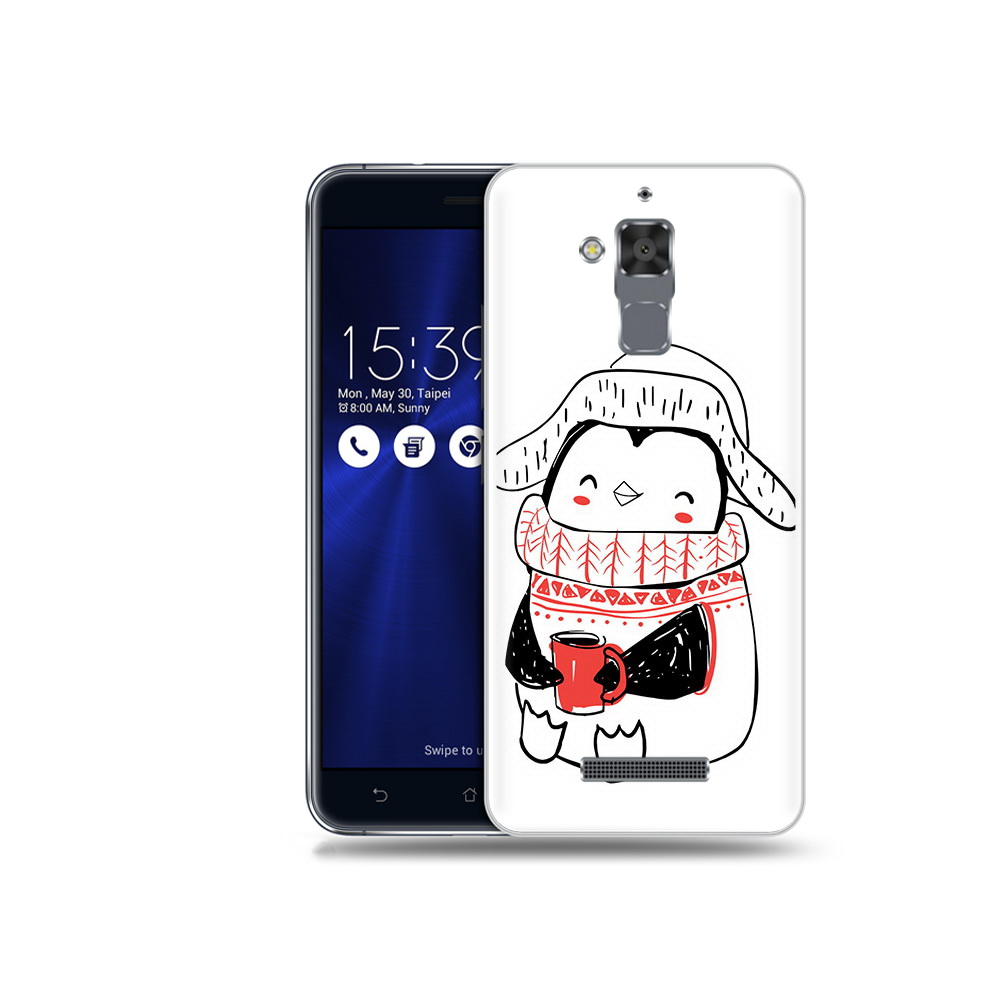 

Чехол MyPads Tocco для Asus ZenFone 3 Max (ZC520TL) Милый пингвин, Прозрачный, Tocco