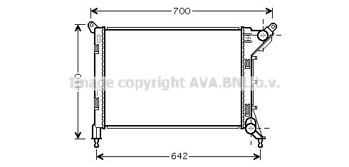 

Радиатор Охлаждения Двигателя Ava Quality Cooling Bw2310 AVA bw2310