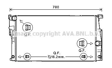 

Радиатор Охлаждения Двигателя Ava Quality Cooling Bw2447 AVA bw2447