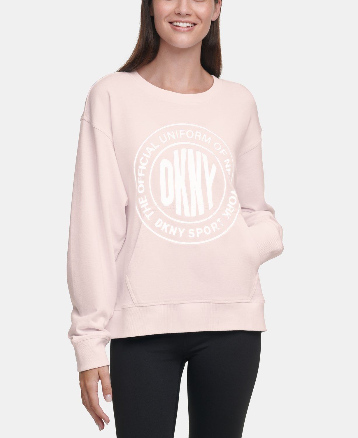 

Свитшот женский DKNY DP0T7385 розовый S, DP0T7385