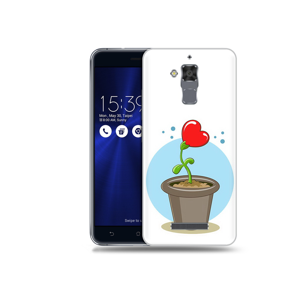 

Чехол MyPads Tocco для Asus ZenFone 3 Max (ZC520TL) Растение любви 14 февраля, Прозрачный, Tocco