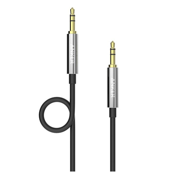 Переходник mini-Jack 3.5mm-mini-Jack 3.5mm Anker Auxiliary 1.2м черный