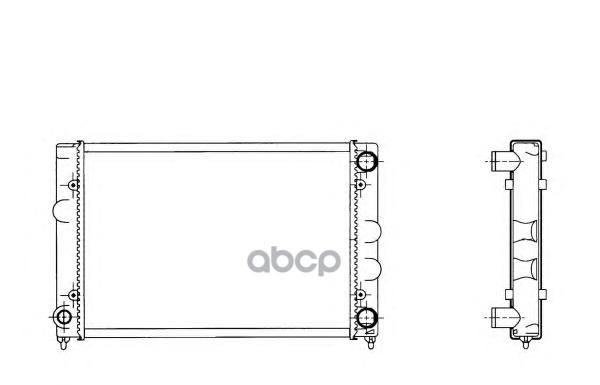 

Nrf 509505 Радиатор Системы Охлаждения Vw Passat 1.6/1.8 88-92