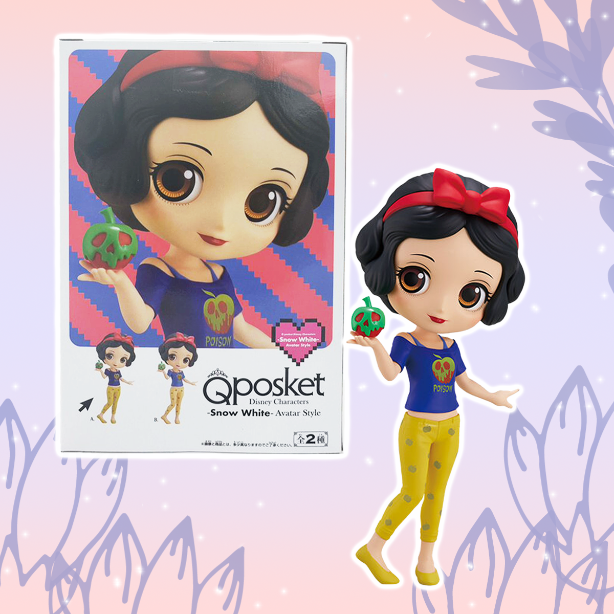 Фигурка коллекционная Q POSKET Белоснежка Принцесса Дисней серия Disney Avatar 14 см фигурка bandai q posket софия прекрасная disney 7 см